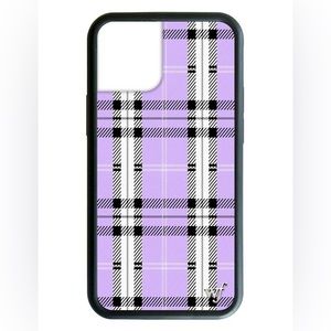 IPhone 11 Wildflower “Purple Plaid” case 💜